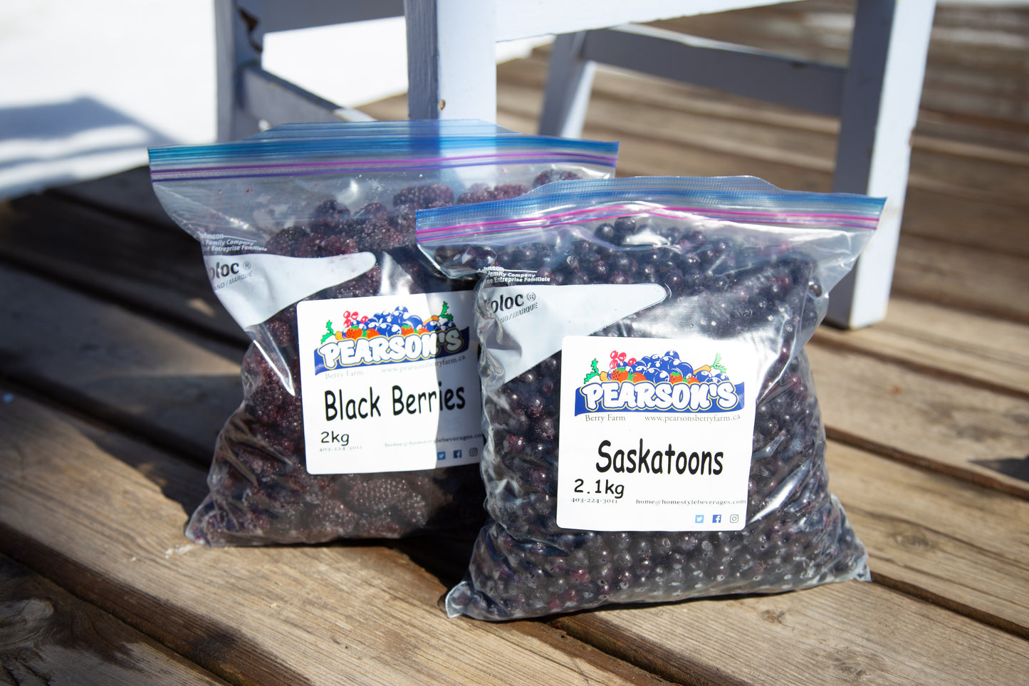 Frozen Saskatoon Berries