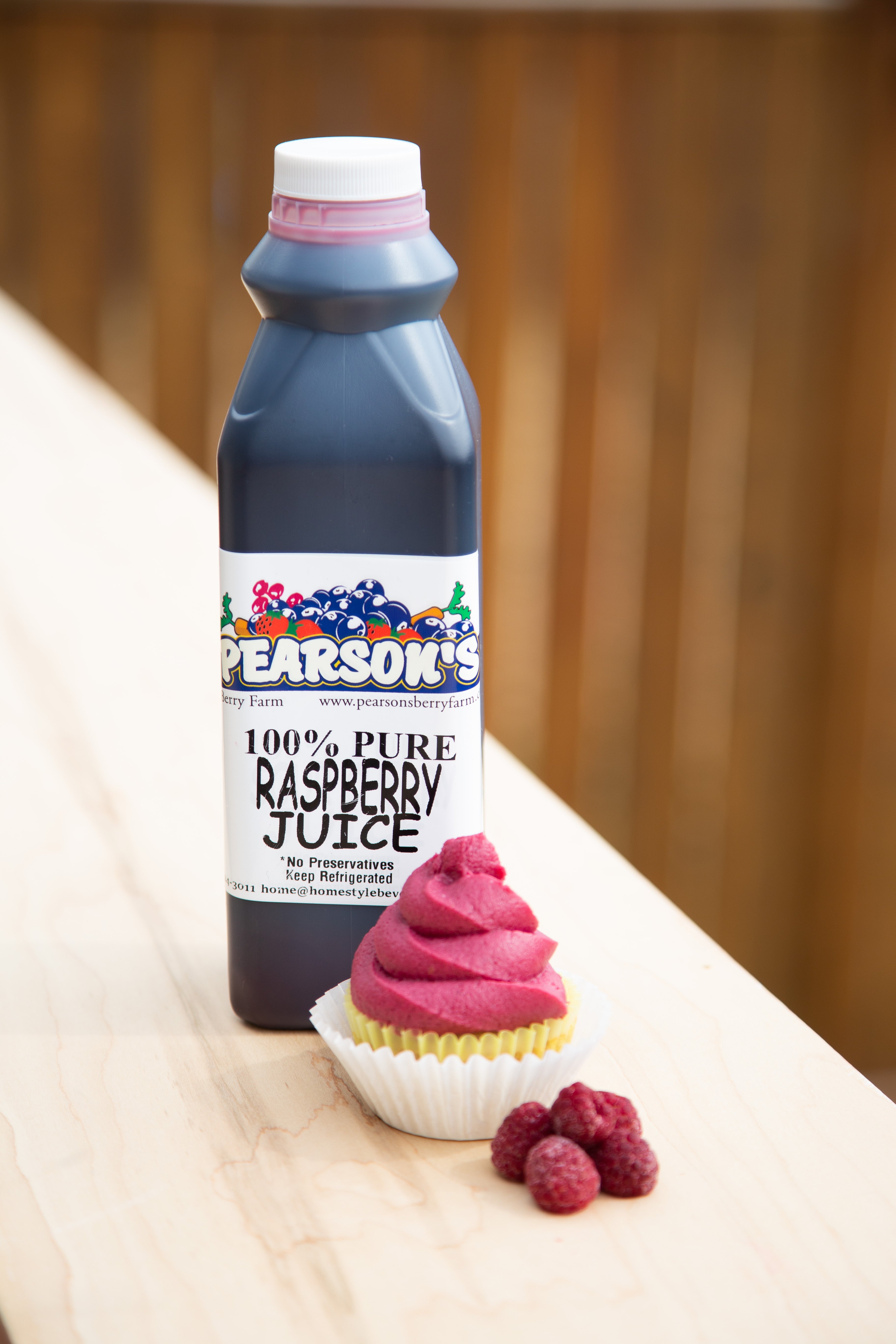 Raspberry Jus Pure Raspberry Juice 1L – Pearson's Berry Farm