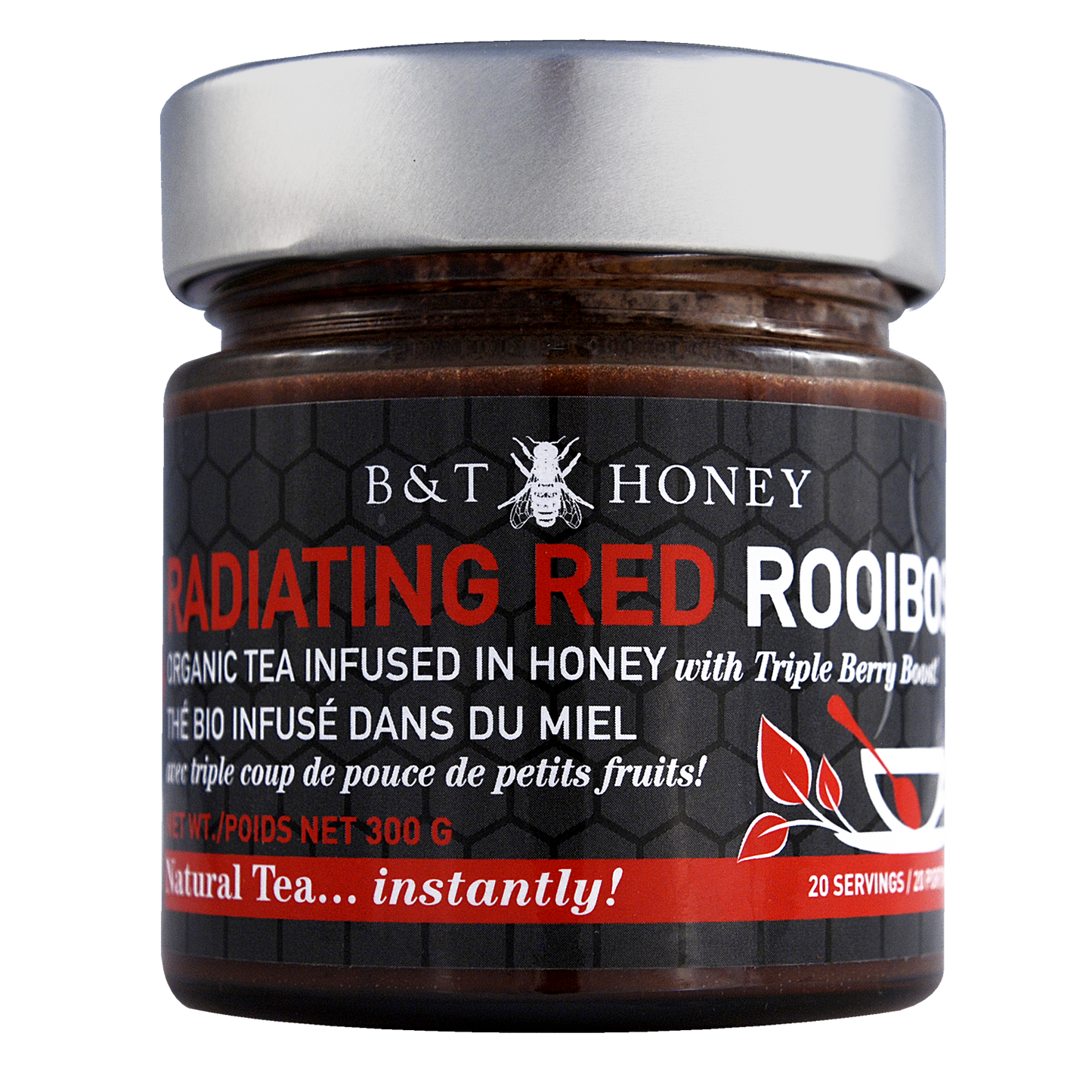 Red Rooibois Tea Honey 300g