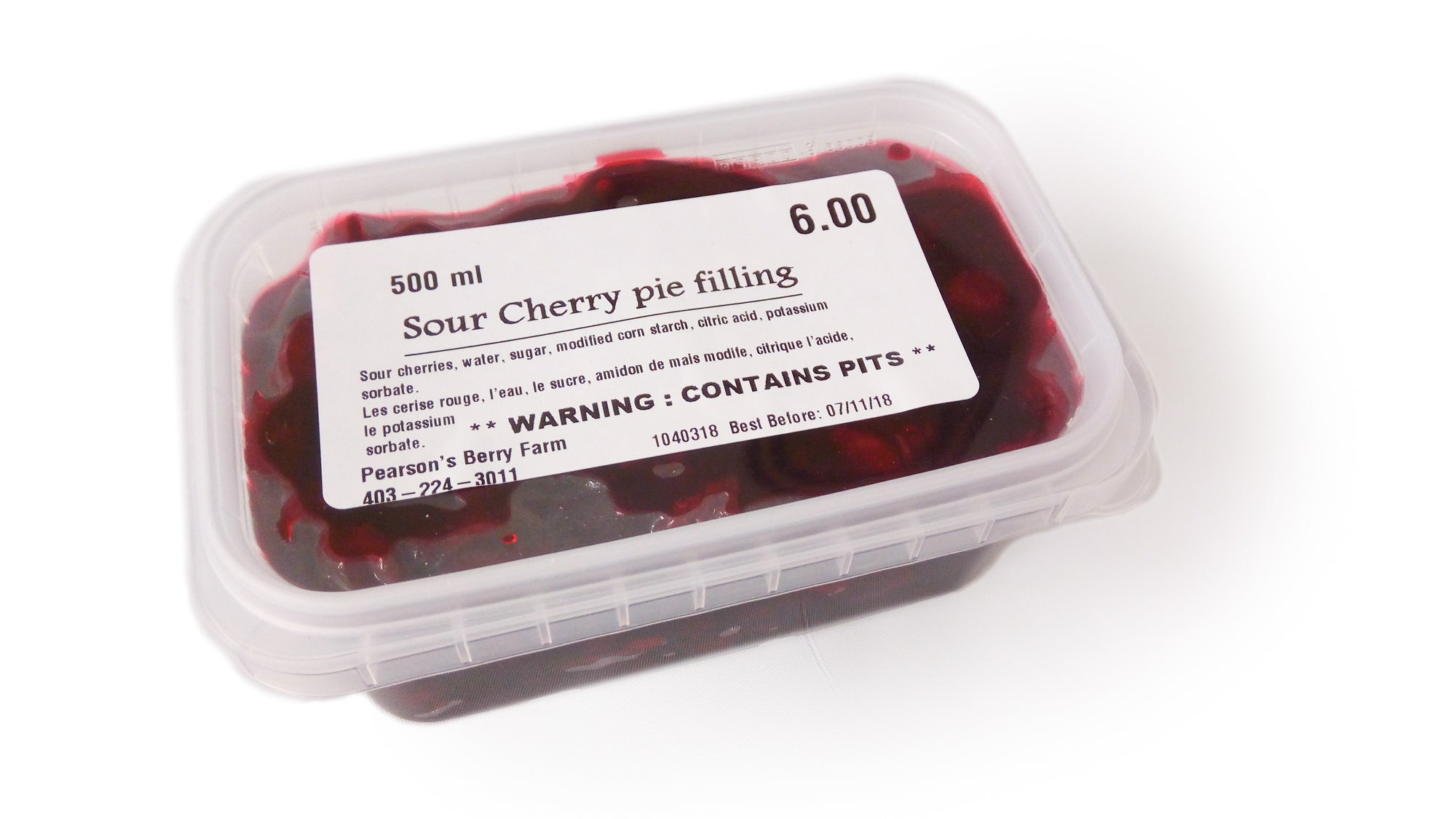 Prairie Sour Cherry Pie Filling 500ml